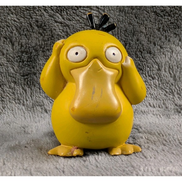 Vintage 1993 Tomy Pokémon Psyduck Figure Toy Nintendo Game Freak Collectible - Picture 1 of 8